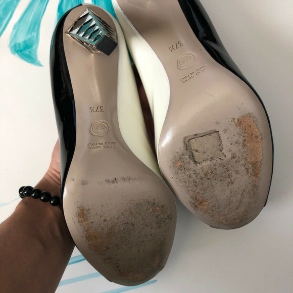 VIkTOR ROLF Harlequin Whimsical Heel Patent Pump EU 37.5 - Picture 5 of 8